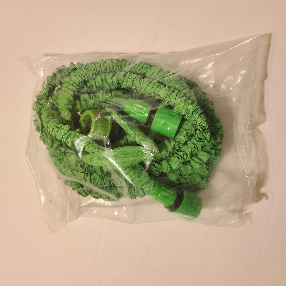 Expandable Green Garden Hose